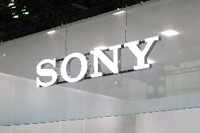 Sony signboard and logo